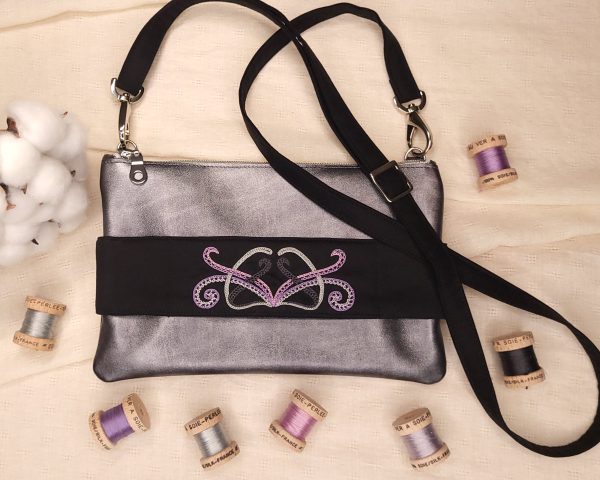 'Art Nouveau' gris et violet