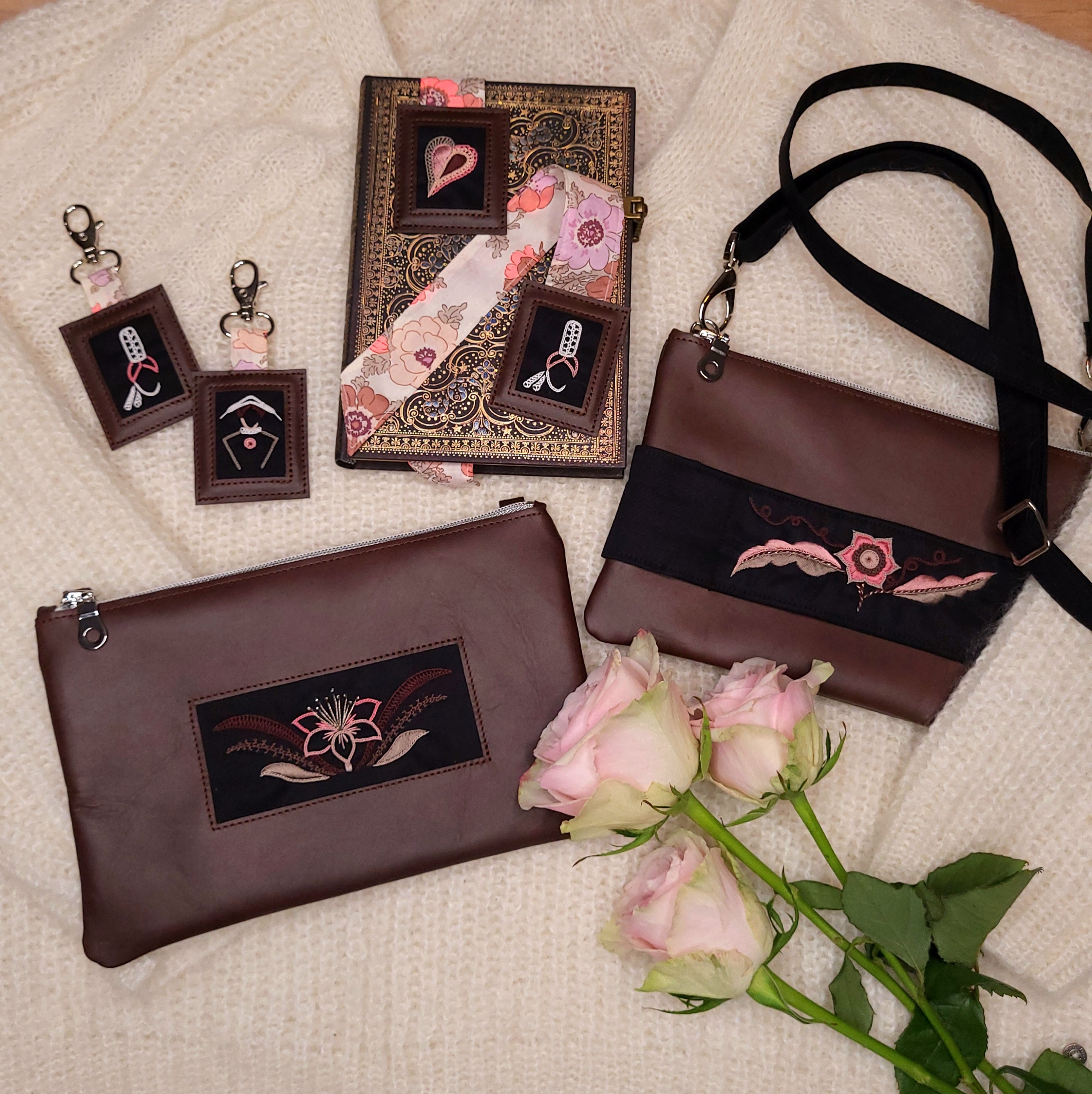 Collection Cacao et rose