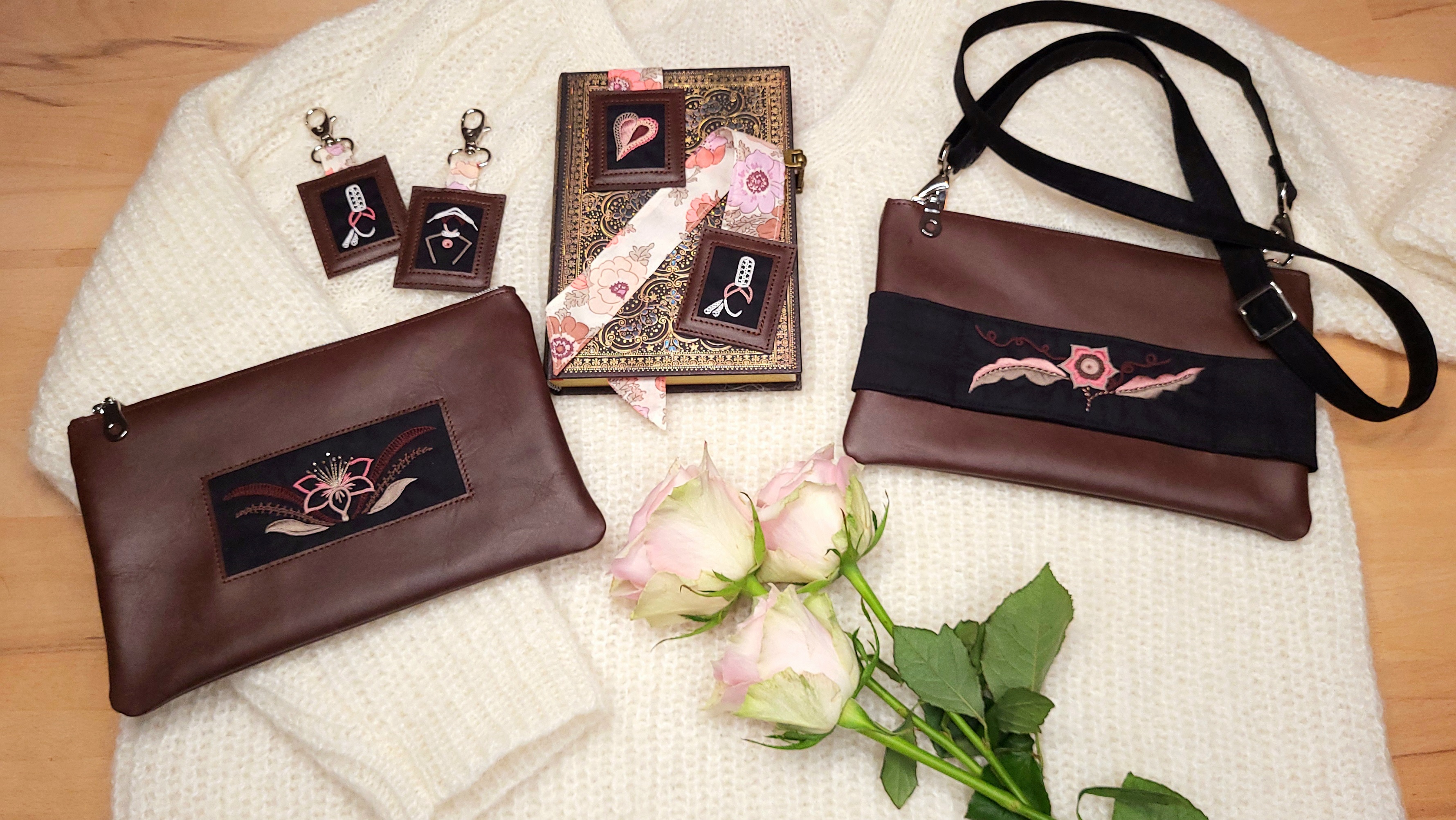 Collection Cacao et rose